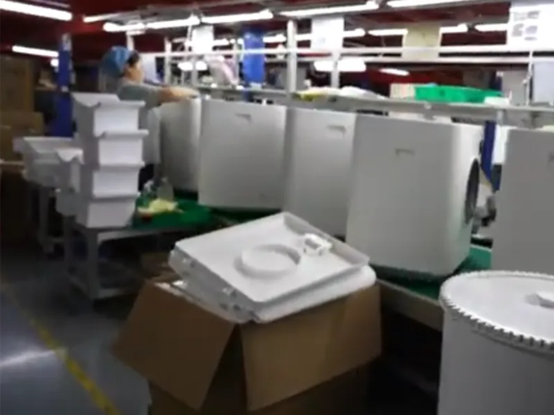 Línea de pulverización automática